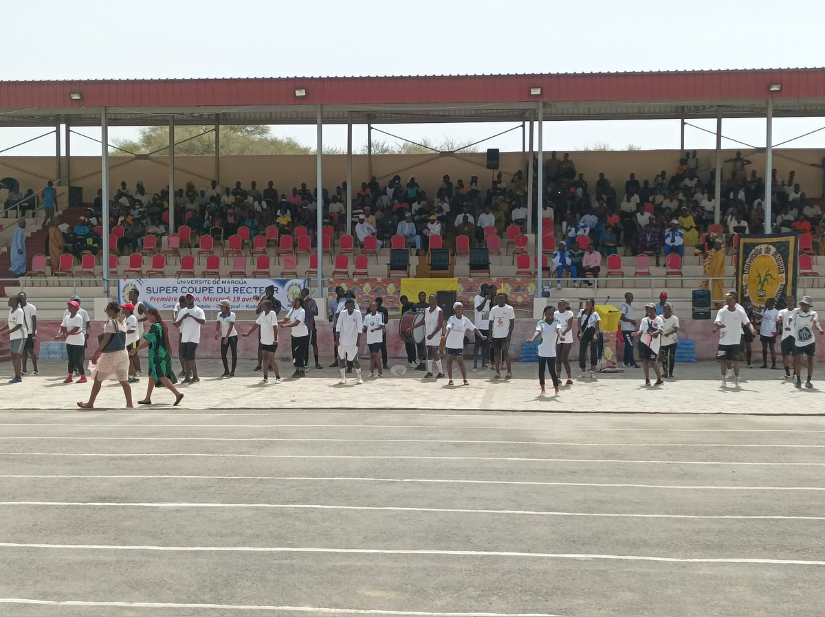 univMaroua's tweet photo. La premiÚre édition de la Super Coupe du Recteur a lieu ce matin au campus de Kongola-Djoulgouf-Kodek. La finale en football va se jouer entre la #FALSH et l'#ENSPM.
@MinesupCmr @idrissoualioum https://t.co/EPyej7jQKy