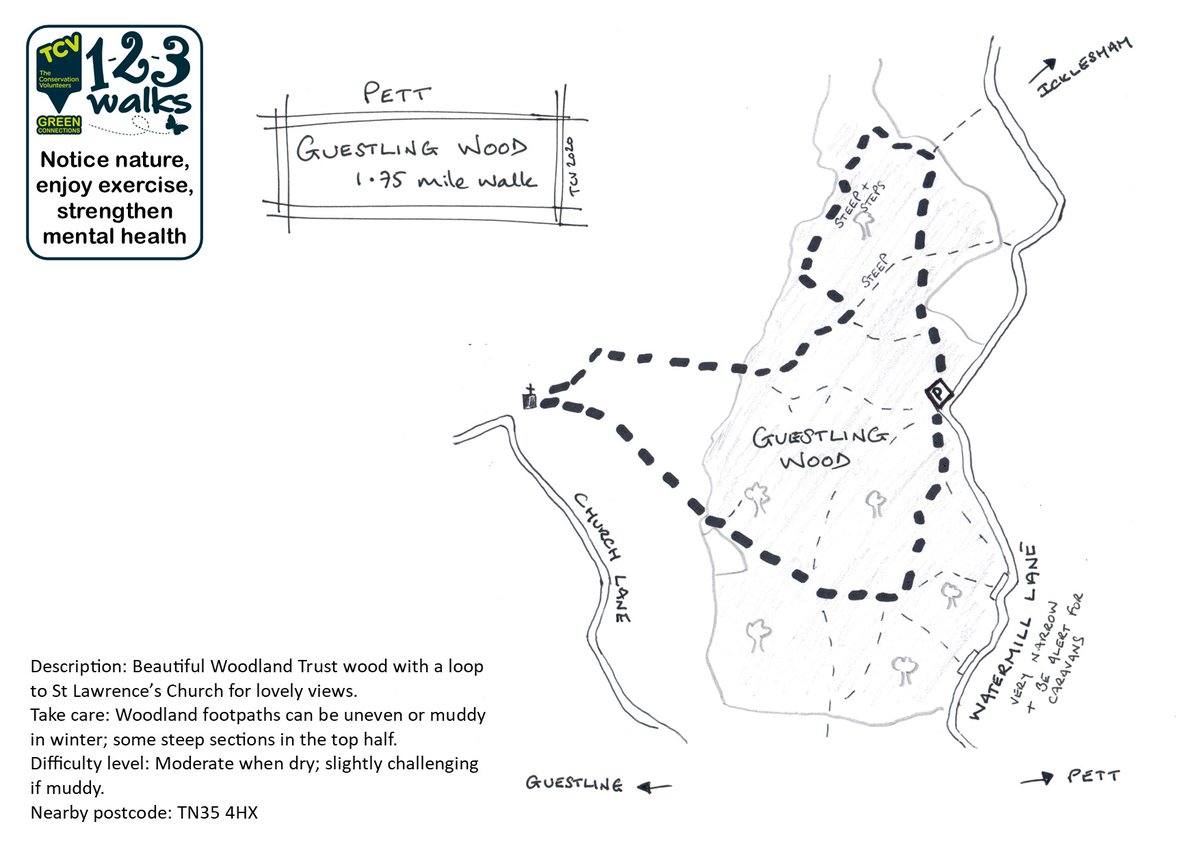 Wildflower spotter sheet plus map for #Guestling Wood nr Pett. A very bluebelly wood in a week or two, plus acres of Greater Stitchwort. In the summer - avenues of Foxgloves.
#naturewalks #rotherwalks #Bluebells #getwalking #eastsussexwalks #walkforwellbeing #connectwithnature