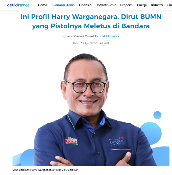 Pak Erick Thohir kemana-mana gk bawa senpi...ini cuma Dirut BUMN sok minta ampun ky KKB🤪😇

Pecat saja Dirut Berdikari Harry Warganegara, Pejabat kok petentengan ky jagoan gitu.🤔🙄