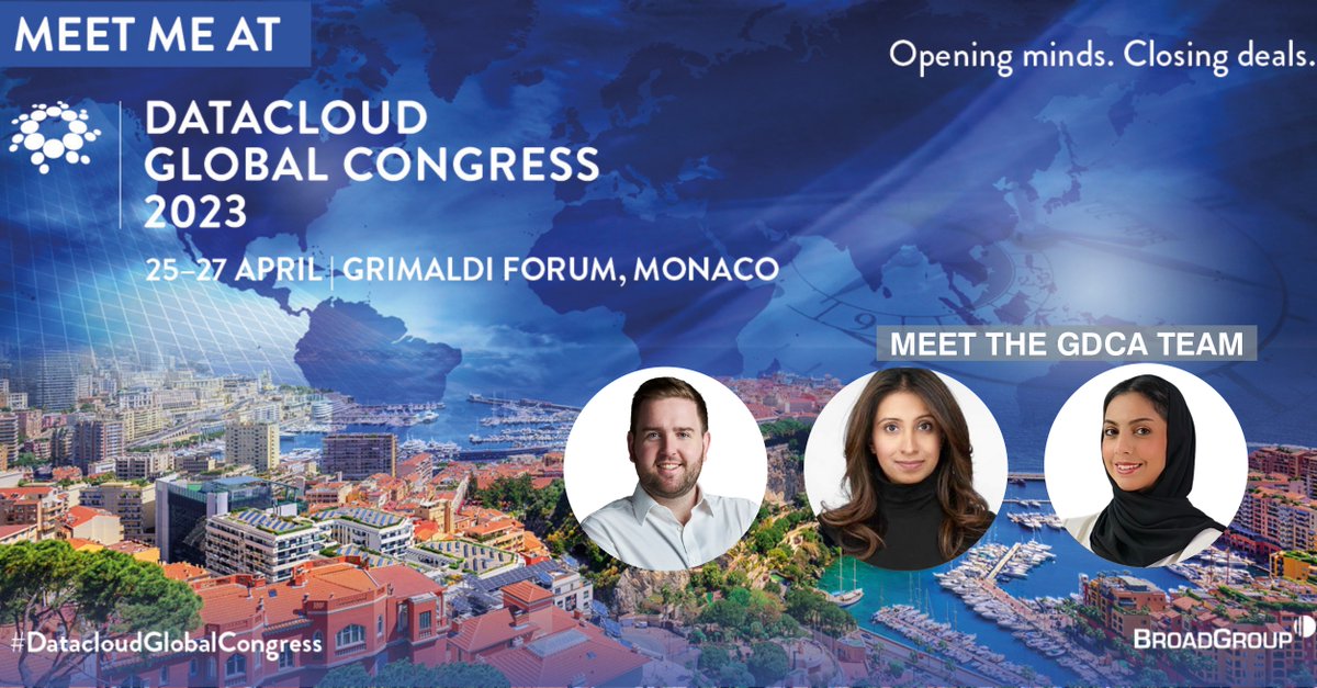 GulfDCA's tweet photo. 🇲🇨Meet us in Monaco!
There is only one week until the Data Cloud Global Congress. We are excited to catch up with our colleagues and industry peers. If you want to meet up for a chat, please DM us or find us on the app.
#GDCA #datacloudglobalcongress #datacentre #broadgroup https://t.co/0RSjvykDBb