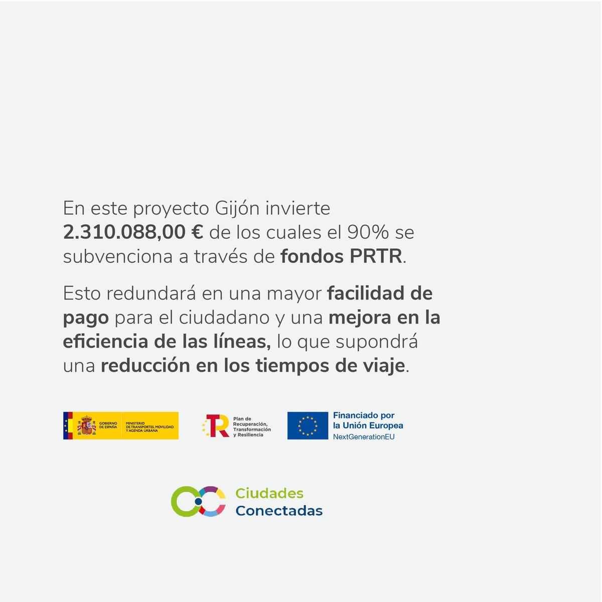 GijonBus's tweet photo. ¿Conoces el proyecto🟢#CiudadesConectadas? 
#GijónEmtusa participa en esta plataforma multimodo, te permitirá gestionar la movilidad en bus, bicicleta, patinete, taxi… la misma operativa en diferentes ciudades desde una única aplicación. 

https://t.co/FZ9GEnCGDD

#EMTUSAconecta https://t.co/aTgWm1BL2v