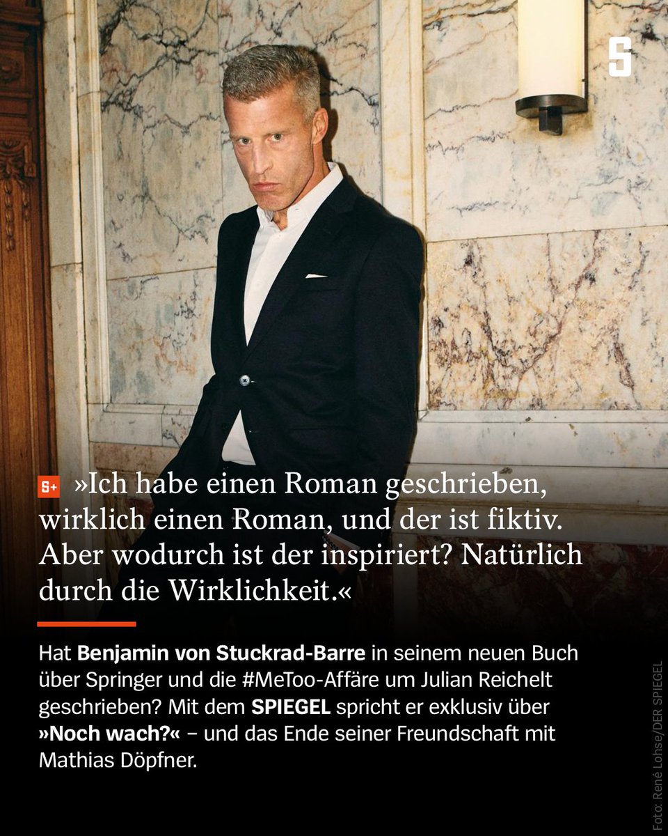 derspiegel's tweet photo. Mit dem SPIEGEL spricht Autor Benjamin von #StuckradBarre exklusiv über seinen fiktionalen Roman #Nochwach ? Das ganze SPIEGEL-Gespräch lesen Sie hier: https://t.co/UVpadCIMuD https://t.co/mMpEIzB8yv