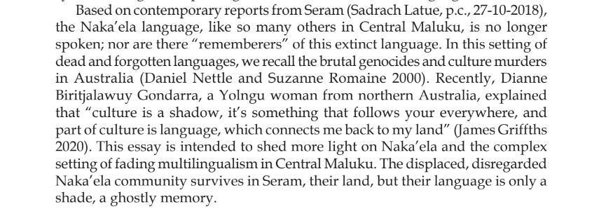 thranduilion's tweet image. &quot;No more speakers, no more rememberers.&quot;

#languagedeath