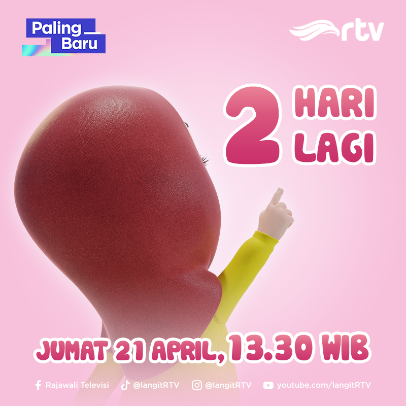 langitRTV's tweet image. Yeaaayy semakin dekat untuk nonton episode perdana dari RARRA nih guys, pas banget untuk menemani waktu kalian bersama keluarga tercinta😍😍, ditunggu ya 2 HARI LAGI, mulai Jumat 21 April pkl.13.30 WIB hanya di RTV makin cakep

#programbaru #rarra #rtvdigital