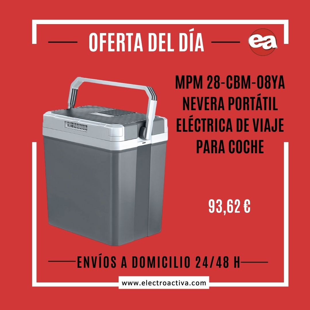 electroactiva's tweet photo. ¡¡Disfruta de tus alimentos y bebidas a la temperatura óptima en tus viajes, excursiones en familia o con amigos!!

MPM 28-CBM-08YA NEVERA PORTÁTIL ELÉCTRICA DE VIAJE

https://t.co/S3s7Q8vCDm

#Elmejorprecio #Neveraportatil #Cocina #Camping #Hogar #Electrodomestico https://t.co/UecsialEBx