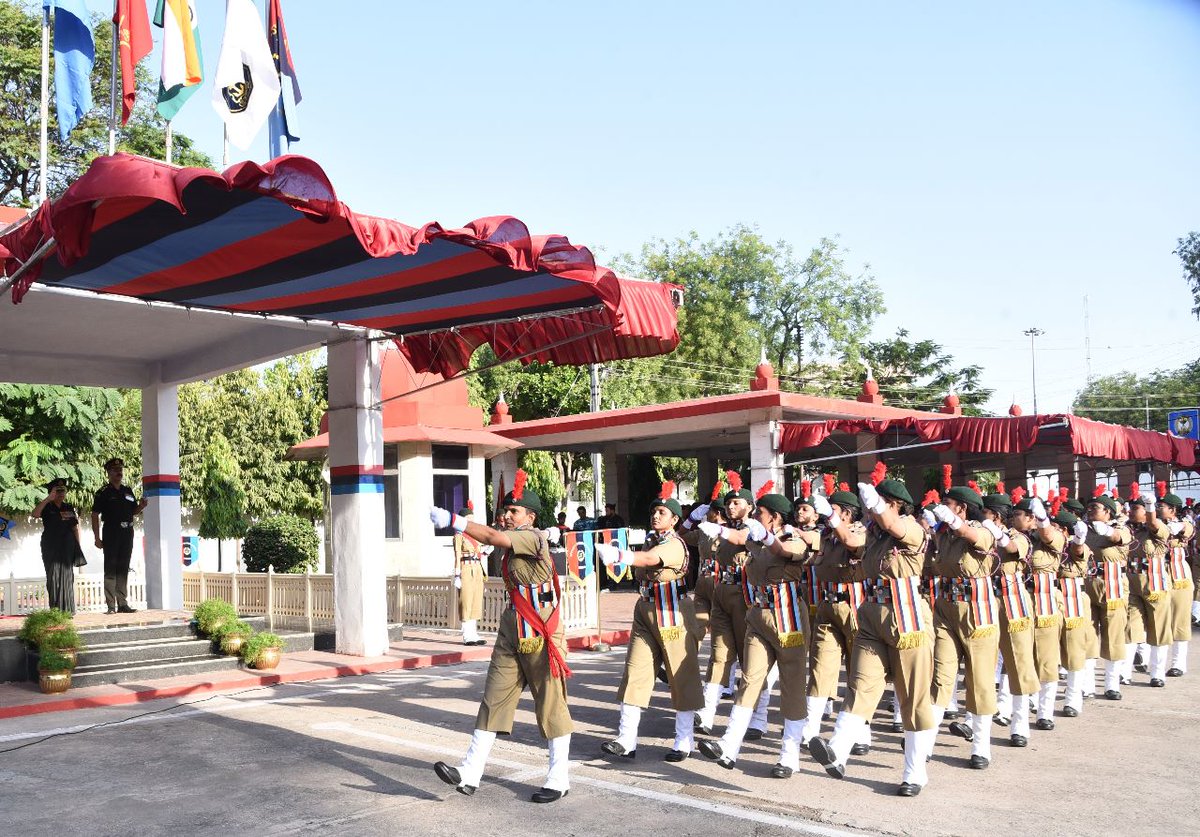A Red letter day in the history of NCC and OTA Gwalior, when 115 JW CTOs passed out as ANOs. It was for the first time ever that a Lady Gen Offr, Maj Gen Kavita Sahai, VSM, Addl Dir Gen, AFMS (HR) reviewed the spectacular Passing Out Parade of the Course.