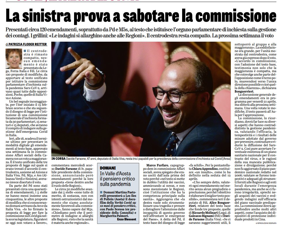 OrtigiaP's tweet image. CDX COMPATTO NELLA COMMISSIONE D'INCHIESTA SULLA GESTIONE DELLA PANDEMIA ha riunito le tre proposte @MolinariRik @galeazzobignami e #faraone sotto un'unico documento che sarà votato settimana prossima, SENZA EMENDAMENTI #PD e #M5S tentano il sabotaggio con 120 emendamenti.PAURA?