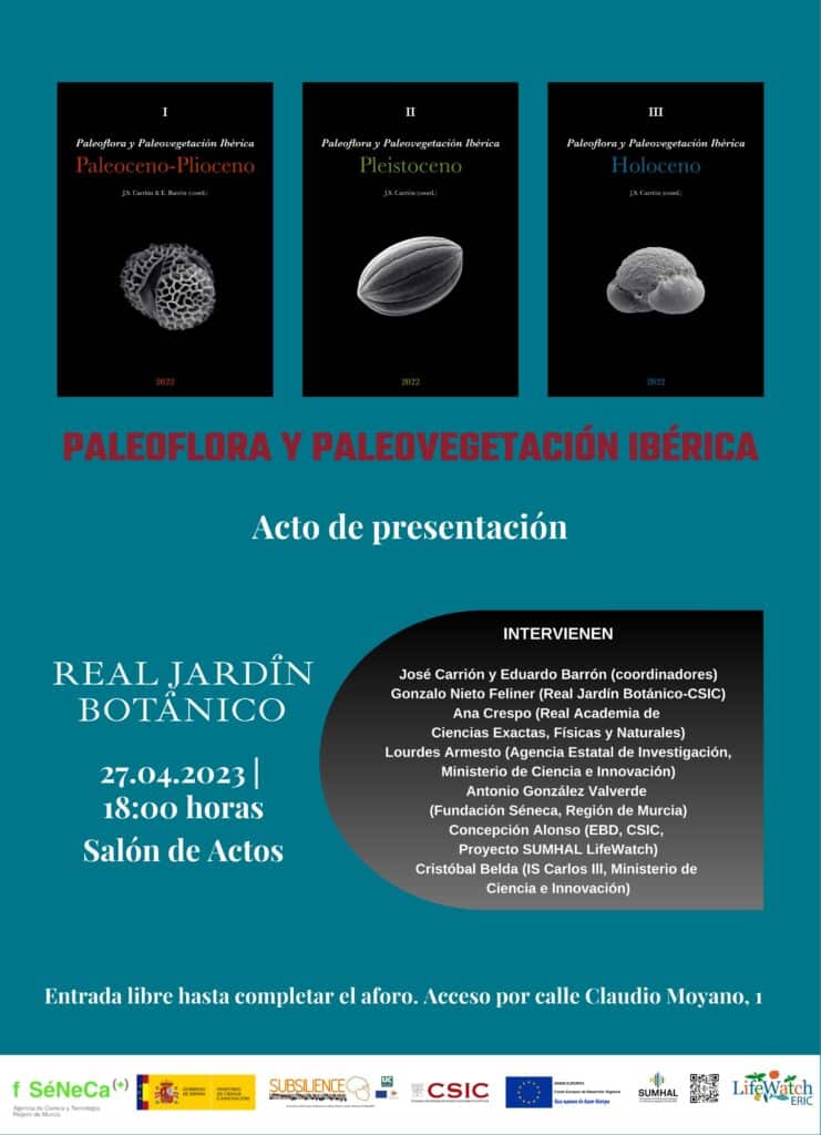 RJBOTANICO's tweet photo. Se presenta en el @RJBOTANICO @CSIC la obra ‘Paleoflora y Paleovegetación Ibérica’, fruto del trabajo colectivo de decenas de investigadores y especialistas coordinados por @pepecarryon y Eduardo Barrón
📌Salón de Actos
🗓️27 de abril, 18:00 h
https://t.co/kn8mh3S9Ll https://t.co/4hferegN2e