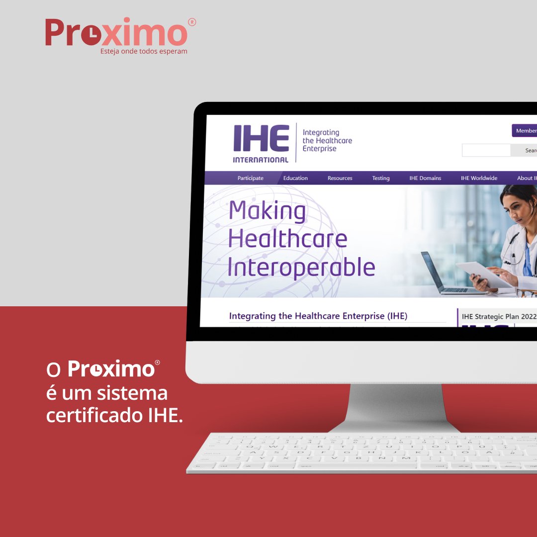 proximo360's tweet photo. O Proximo® é um software certificado pelo Integrating the Healthcare Enterprise (IHE) desde 2015!

O IHE promove as melhores práticas de partilha de informação entre sistemas tecnológicos na indústria da Saúde.

#Proximo #Proside #Proximo360 #IHE #IntegratingHealthcareEnterprise https://t.co/gHM0fis4x9