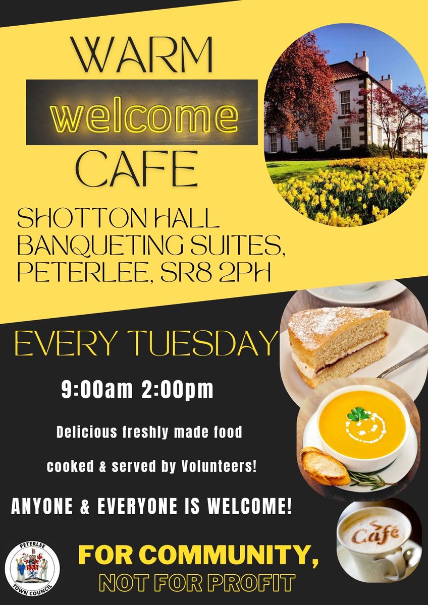 AnglingHall's tweet photo. Look! 
Every Tuesday at the Banqueting Suites in Shotton Hall there is a superb café where you can obtain a superb breakfast before fishing. Or, if you are peckish about lunchtime, this is the place to quench a thirst or settle an appetite. https://t.co/orGo6rQPoT