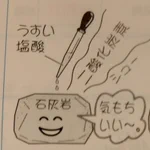 気持ちよくはないと思うけど？塩酸をかけられる石灰石の気持ちを考えよう!