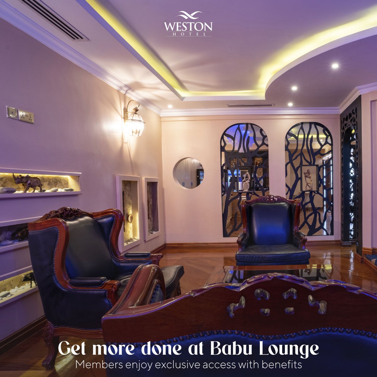 weston_hotel's tweet image. A quiet exclusive space awaits you at Babu Lounge where members get to experience personalized service and benefits available via membership. Enquire for more details.
#membership  #MembersGetIt