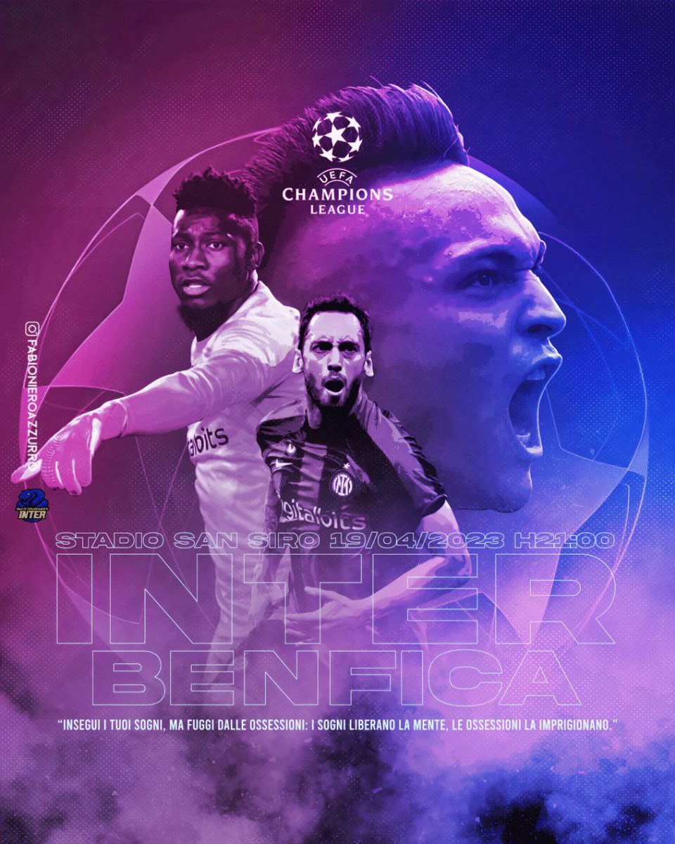 E8ArtBank's tweet photo. ⚽ Champions League ⚽
Quarter finals (2nd leg)
Inter Milan 🆚 Benfica
(Agg: 2:0)
19:00 UTC, San Siro Stadium
Benfica already at a disadvantaged position with a 2:0 Lose against inter in the 1st leg, which team will advance to the next stage?
#interBenfic #champleague #NFT https://t.co/FP8Y6KrTsP