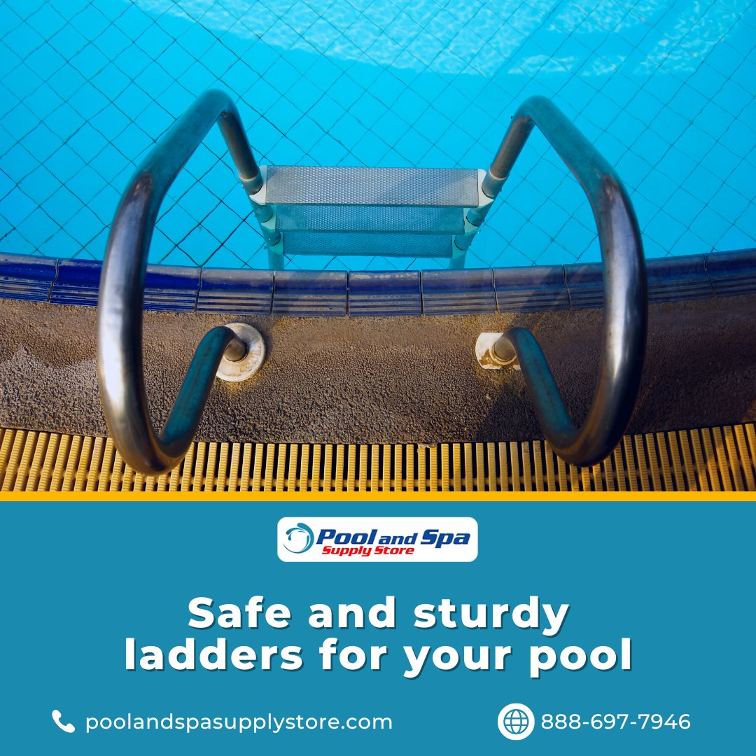 PoolSpaSupply's tweet image. Summer is great, but it can also be pretty dangerous getting out of the pool - especially if you don't have a ladder! Visit us @ buff.ly/3AtSs0l 
.
.
.
#poolladders #swimmingpoolladder