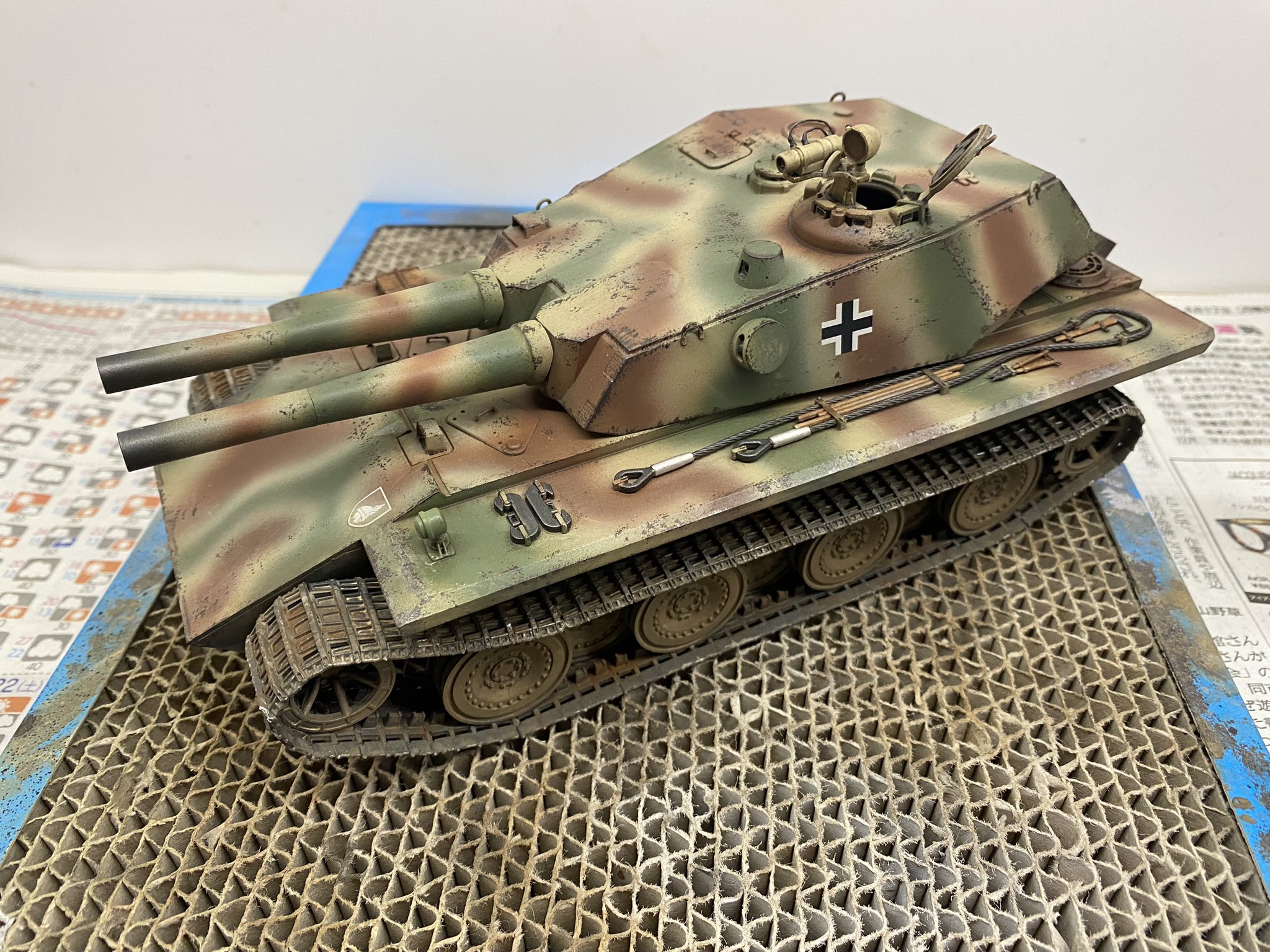 電撃ドイツ戦車隊 再生産】1/35 WW.II ドイツ軍 鹵獲戦車 T-34 747(r)STZ Mod