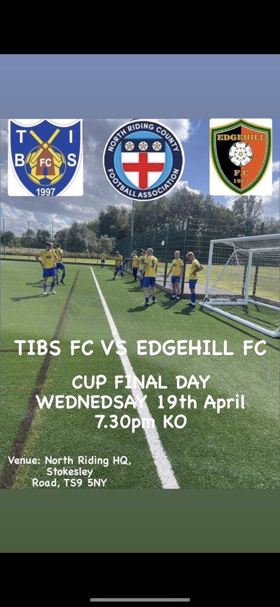 Cup final day, get down and support the boys⚽️🏆