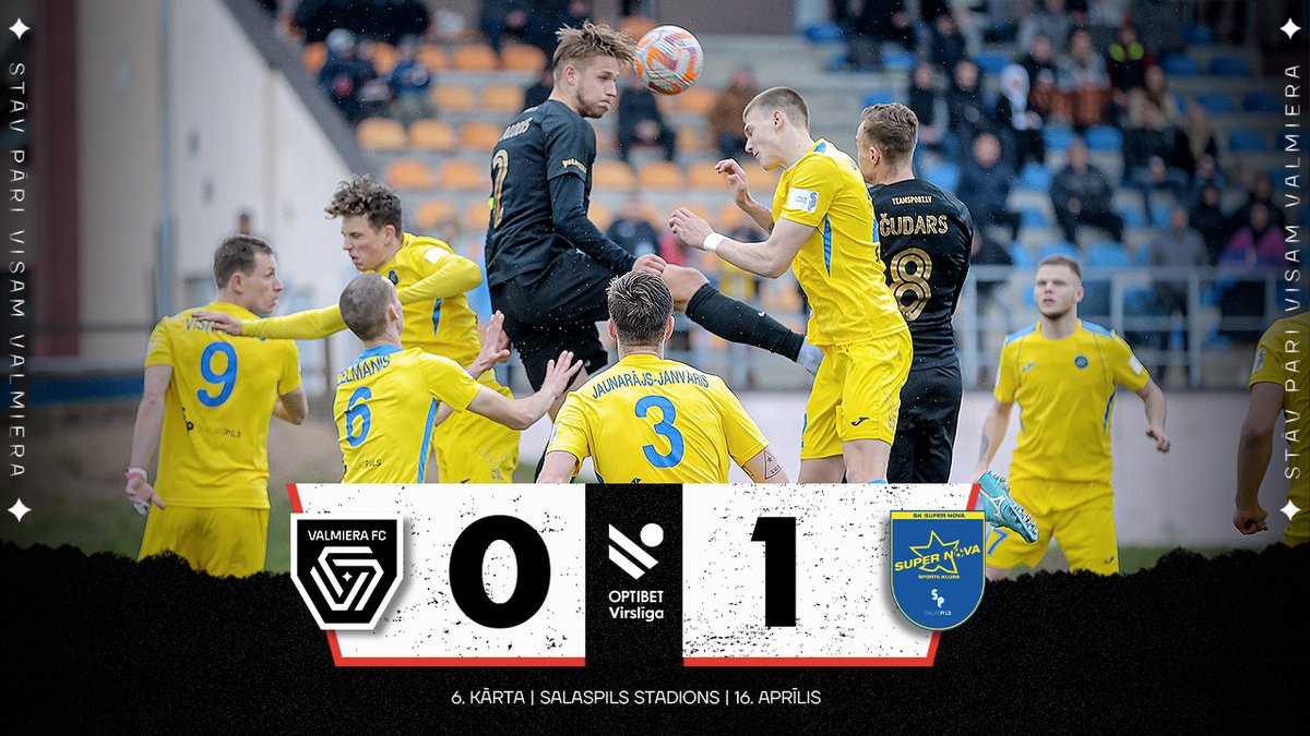 valmierafc's tweet photo. 📽️ Spēles apskats | 6.kārta | vs SK Super Nova (0:1) | 16.04.2023 https://t.co/6q9tlZNkNM #SALVAL #OptibetVirsliga #Virsliga #ValmieraFC #StāvPāriVisamValmiera ⚫⚽️🟢 https://t.co/UZ29hQTfRv