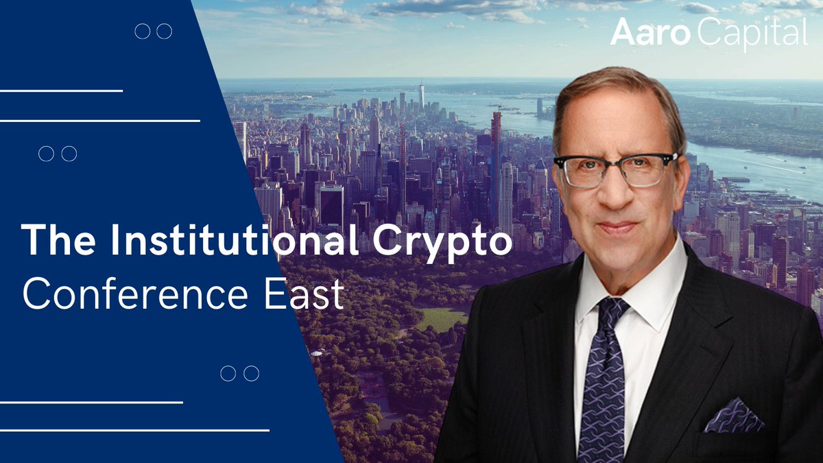 Aaro Capital (@aarocapital) on Twitter photo <a href="/AaroCapital/">Aaro Capital</a>'s Chairman, Stuart MacDonald will moderate the panel: ‘Funds of Funds Perspectives’ at the Institutional Crypto Conference East organised by <a href="/CarmoCompanies/">Carmo Companies</a> in New York today
We look forward to an insightful discussion on #FundsOfFunds in this rapidly evolving space <a href="/AaroCapital/">Aaro Capital</a>'s Chairman, Stuart MacDonald will moderate the panel: ‘Funds of Funds Perspectives’ at the Institutional Crypto Conference East organised by <a href="/CarmoCompanies/">Carmo Companies</a> in New York today
We look forward to an insightful discussion on #FundsOfFunds in this rapidly evolving space