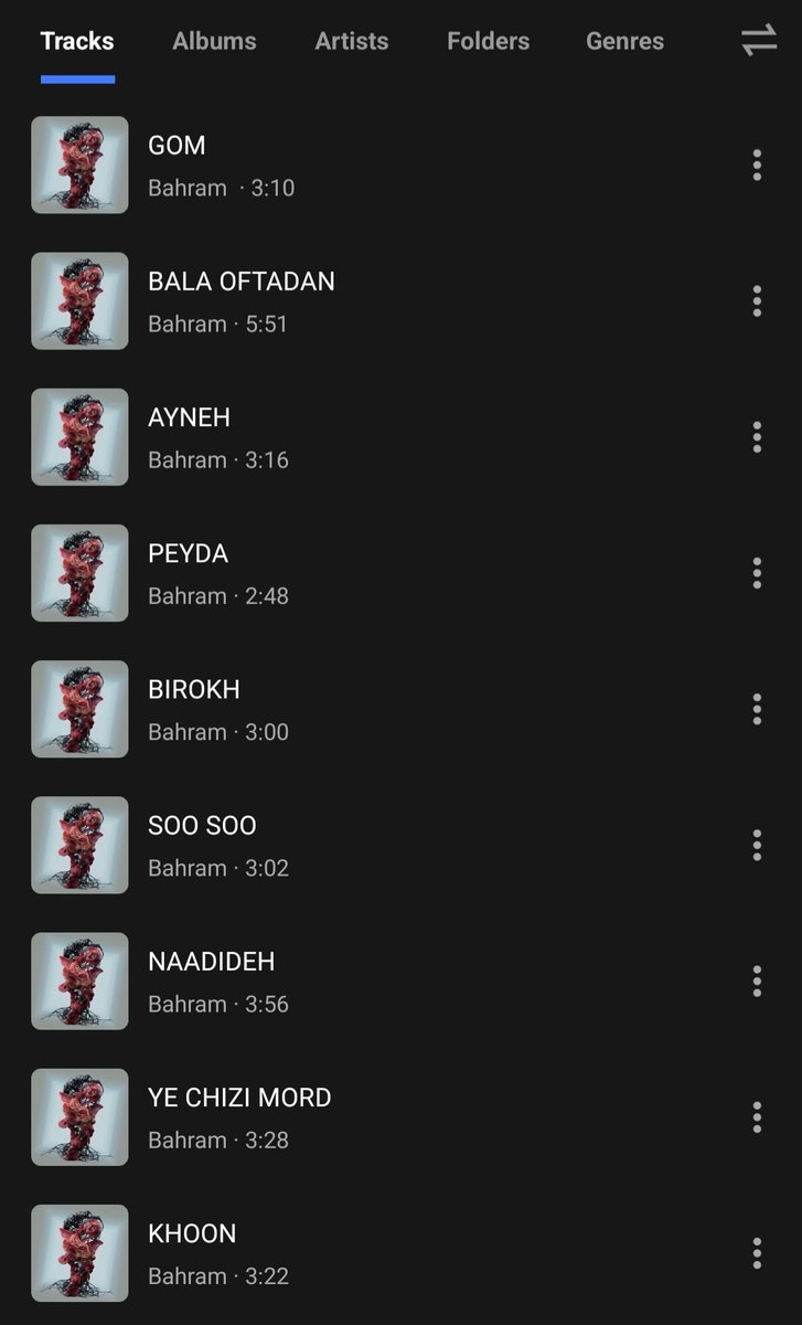 من در حال گوش دادن به آلبوم جدید از بهرام نورایی 🥹

گوش کردین؟ نظرتون؟

#خودها #بهرام