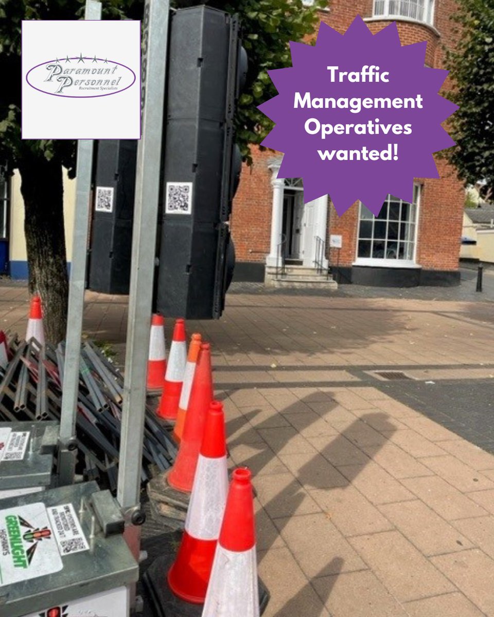 We are looking for various Traffic Management Operatives all across the South West of England.
From Bristol to Cornwall and across to Dorset and all in between.

For more info call📱0345 241 1000 💻 email admin@paramountpersonnel.com
#trafficmanagementoperatives