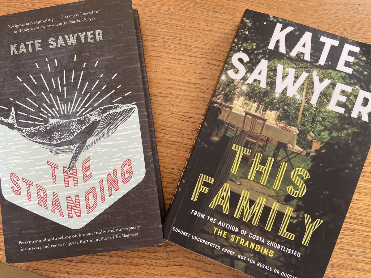 A global catastrophe was the backdrop for her first novel #TheStranding. For #ThisFamily the setting is a summer wedding. Meet @katesawyer @WoodbridgeLib with @BrowsersBks to find out how these incredible novels came about. Tickets moreaboutbooks.com
