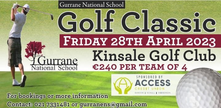 corkery5's tweet photo. Looking to start off the May bank holiday in style!! 🏌️‍♀️⛳️ 
Come join Gurrane NS in their Golf Classic ,for what’s sure to be a fantastic day! All details below or you can DM me for more details and tee off times. 1st Prize 4 Ball at Old Head Golf Links 👌 https://t.co/PH4u9z4jjU