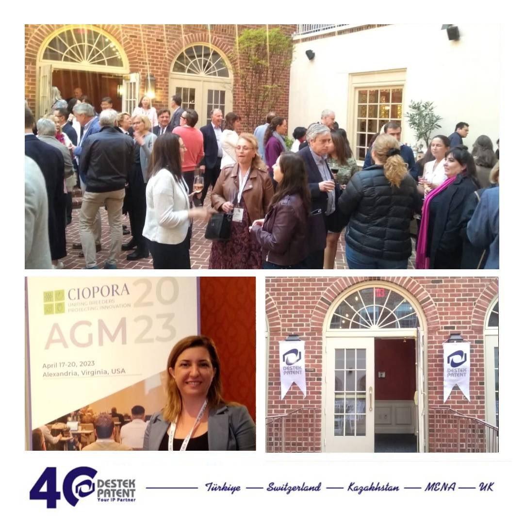 DestekPatentGLO's tweet photo. We're proud to be one of the sponsors of CIOPORA 2023 Annual Meeting and sponsoring the Networking Reception held on 17 April at Alexandrian Old Town, Virginia USA. #destekpatent #yourippartner #ciopora23 https://t.co/b8UB6Busrv