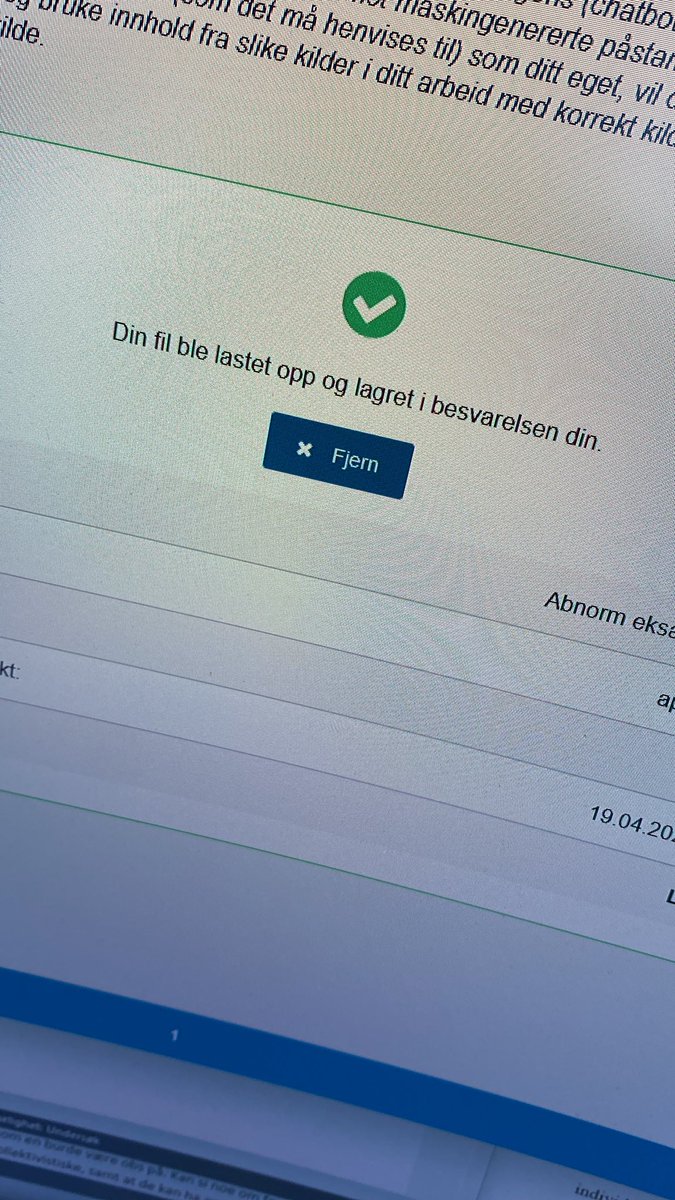 Da er siste eksamen på bachelor levert med 39 i feber. Master er kommet inn på allerede. Bacheloroppgave er skrevet og skal pirkes litt på før innlevering. Jeg har mer eller mindre fri til september. Dette er en rar følelse ….