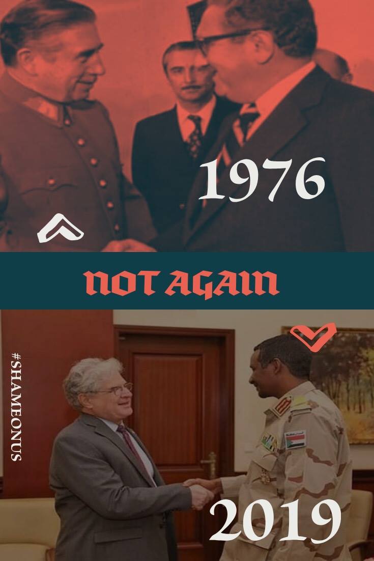 m_elnaiem's tweet photo. Four years ago, a minority of us in the sit-in in Khartoum believed the RSF to be liars, and genocidal murderers. We were sidelined as 'utopian'. I remember a committed comrade made these as she screamed into the ether. Liberal 'pragmatism' has, today, gifted us civil war. https://t.co/D9QHMvXLtP