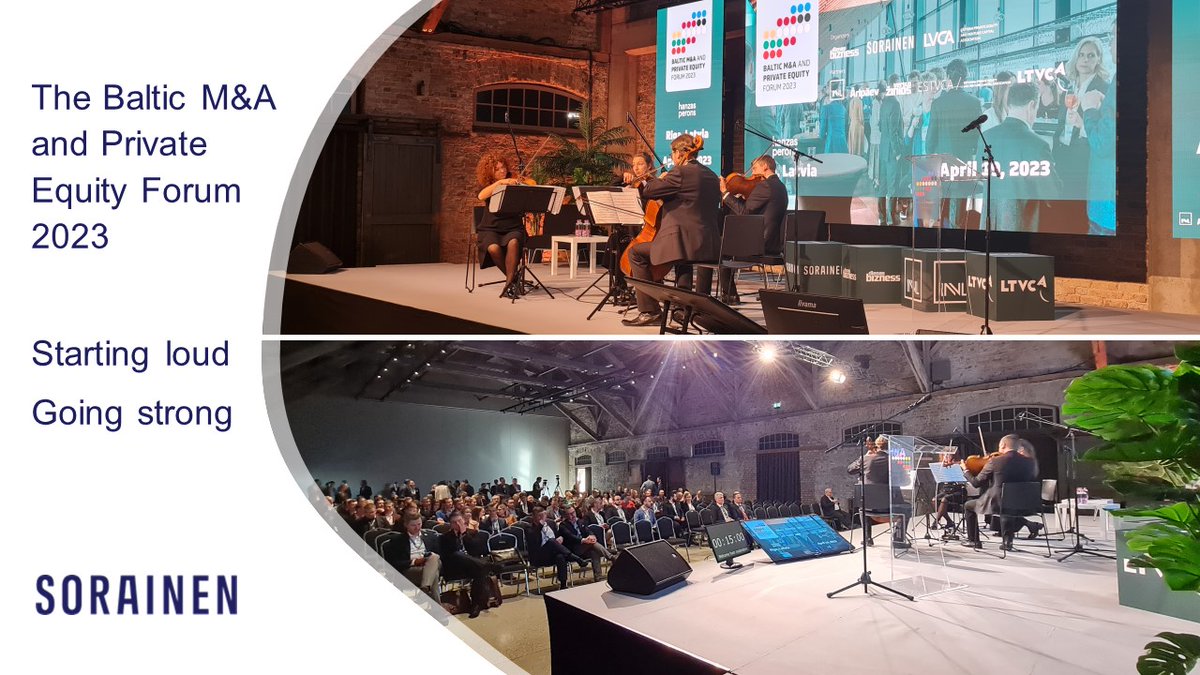 Baltic_Forum's tweet photo. This morning 250+ participants gathered in Riga for the annual event - Baltic M&amp;A and Private Equity forum https://t.co/McIUSmhY7R
