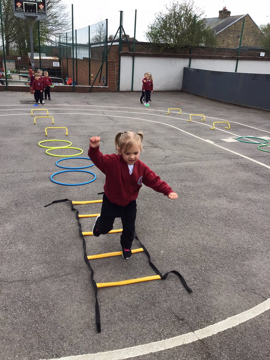 StBedeSacriston's tweet photo. Class 1 have had a great start to the day taking part in our intra school sports event. We competed in our house teams and showed some great skills as well as having lots of fun! Thanks to Mr Smith and Mr Hill for helping us. #shinebrightly https://t.co/E3cNAIxWtX