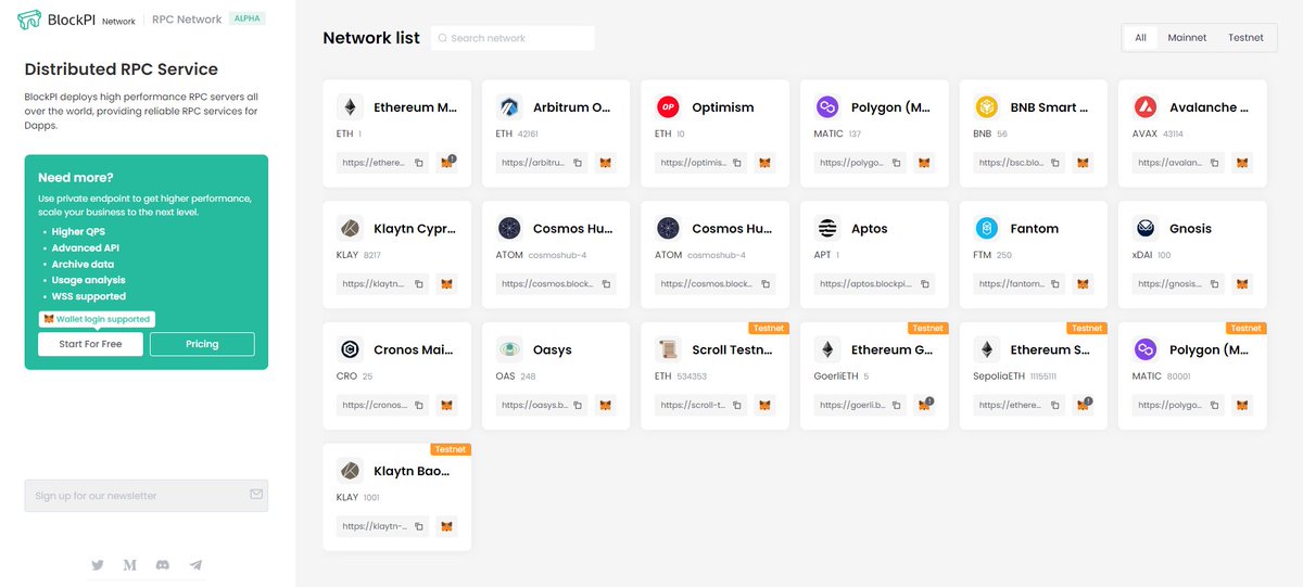 ViceCyclone's tweet image. As the official #RPC infrastructure partner of Oasys, #BlockPI’s network infrastructure complements Oasys’ blockchain platform and offers an even more seamless user experience for Oasys’s global user base. 
Try:public.blockpi.io