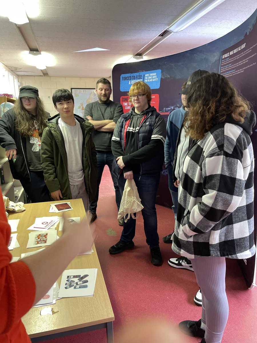 BallymunY's tweet photo. Fabulous workshop from @trocaire with Aine and Stephen this morning on the migrant experience @CityofDublinETB @caroline1conroy @RegionalCdetbYR @SOLASFET #ballymunforall https://t.co/vdc2G1XWbz