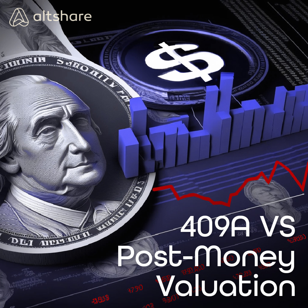 Altshare1's tweet photo. Don't take the risk! Discover why your company's 409A valuation differs from its post-money equity valuation 💵 >> https://t.co/Ty1VIuhIva

#stockmarket #memecoin #stockmarkets #409A #MONEY https://t.co/K9PbBroMjE