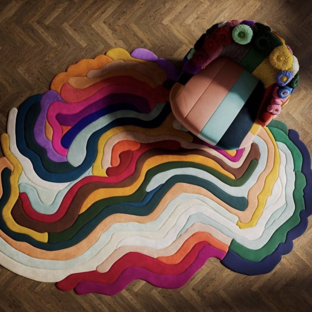 StreetFashion01's tweet photo. Carpets by Ken Kelleher (2023) https://t.co/694XHMkiHT
