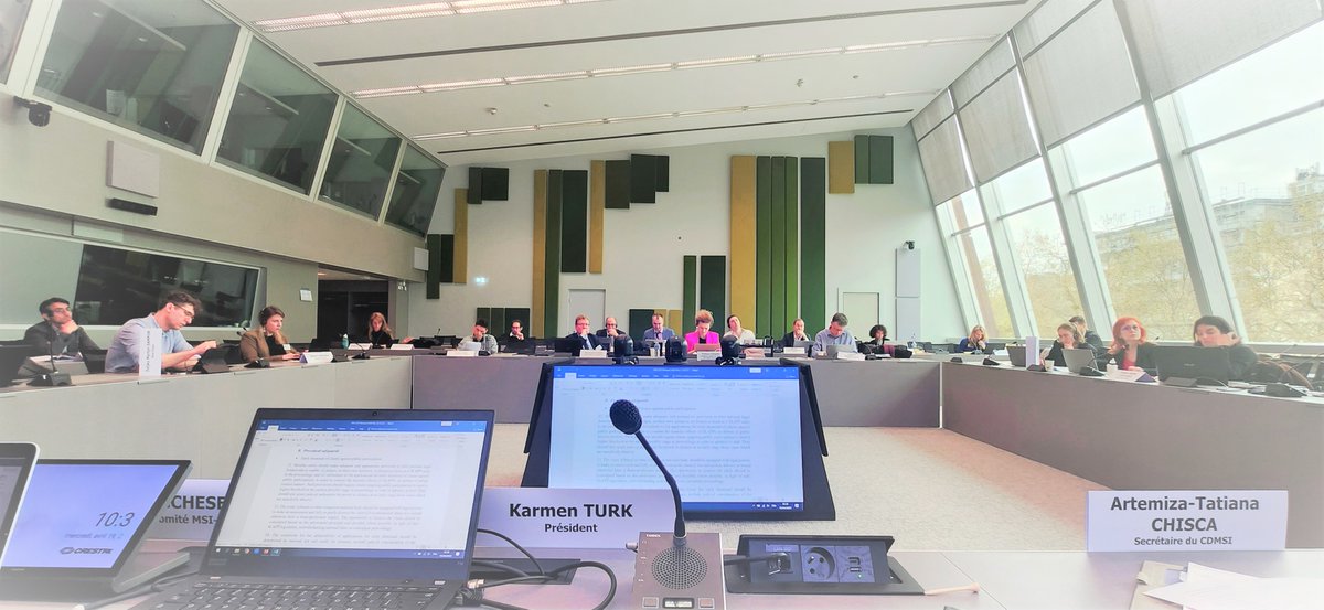 turkkarmen's tweet photo. The @coe Committee members, observers and participants hard at work to draft the Recommendation concerning the use of #SLAPP - Strategic Lawsuits Against Public Participation. https://t.co/Oik7Qr9wzj