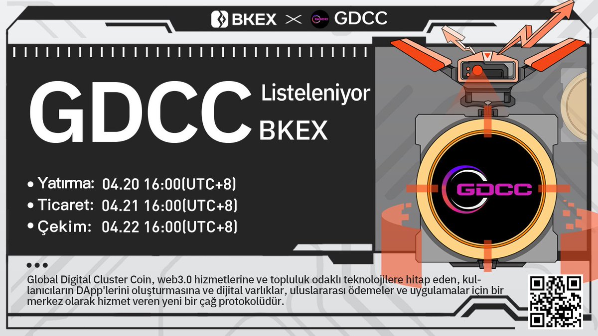 💯#BKEX Yeni Listeleme | @cluster_coin #GDCC Listeleniyor #BKEX 🔸İşlem Çifti: GDCC/USDT 🔸Ticaret: 16:00 on Apr. 21 (UTC+8) ⏭Detaylar: bkex.zendesk.com/hc/en-us/artic… #Bitcoin  #cryptocurrency #BKEXNewListing