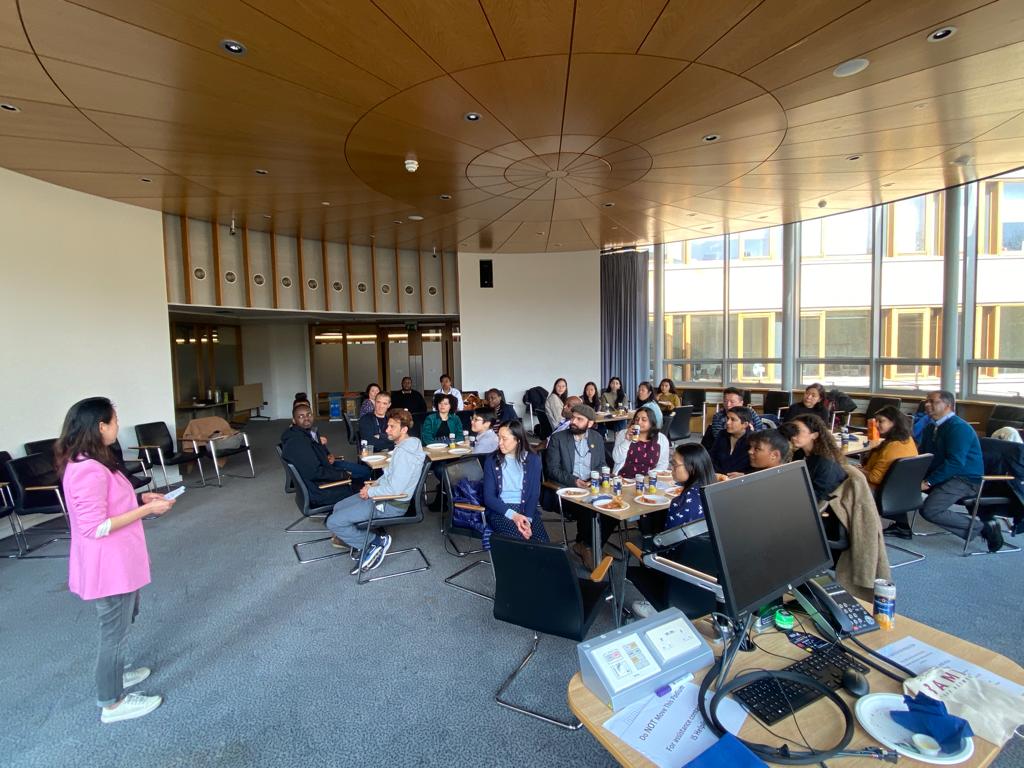 UoEBAME's tweet photo. Thanks to all who could join our @EdinUniStaff BAME Network lunch social! It was great to re-connect and connect with our #bamestaffnetwork. We hope this will be the first of many more networking events! As @DrSarahLiu mentioned do get more involved and share any ideas! https://t.co/lHcaZgEvJL