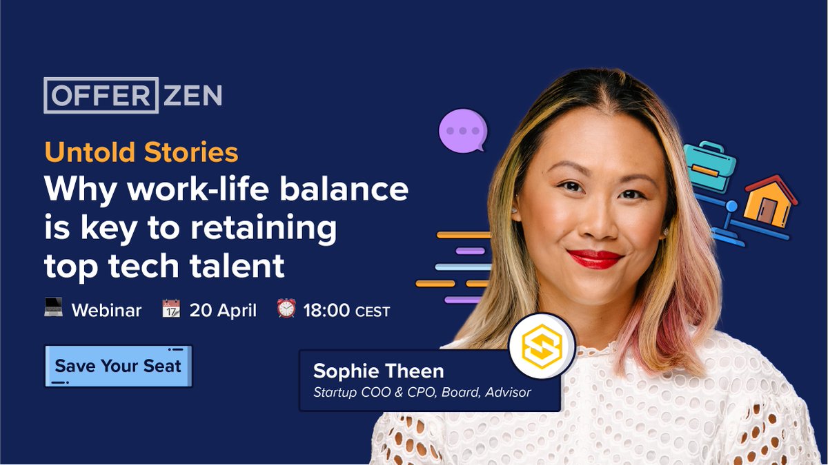 Final chance to register! 💻 🚀

And a Zen Box is up for grabs 👀

Sign up to enjoy our conversation with <a href="/SophieTheen/">Sophie Theen 👩🏻‍💻</a> where we'll discuss the importance of integrating work-life balance into company culture for better dev retention! 

Register here! bit.ly/41mC3Gy