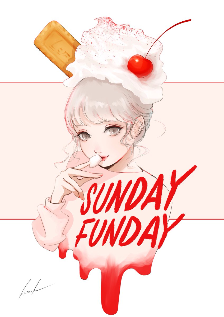 ksk_illust's tweet photo. イベント告知🙌

美女降臨！
「飯テロガール展」in SUNDAY

東京・水道橋にあるハンバーガーショップSUNDAYさんとのコラボ企画！！

日程▶︎5/12〜5/26

今回の企画に合わせて描かせていただいた新作を含めた飯テロガールズ作品の展示とグッズ販売、そして特定のメニューを頼むとちょっとしたお楽しみも…🤭

ボリュームたっぷりなハンバーガーに喰らいつきながら飯テロガールも眺めてお腹をたっっっぷり満たしに来てください🍔✨

SUNDAYさんのWebサイトもリプ欄に記載しておりますので、ぜひチェックよろしくお願いします！！