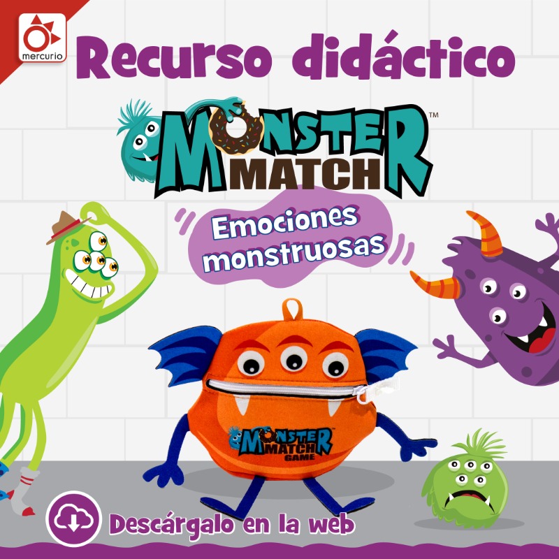Mercurio_Juegos's tweet photo. Os compartimos un recurso didáctico que la tienda Chafaris de Santiago de Compostela ha realizado basándose en Monster Match @chafariscompostela. Han adaptado el juego para trabajar la emociones en la etapa infantil y ¡nos ha encantado! 👹🧌👺👻
#MonsterMatch