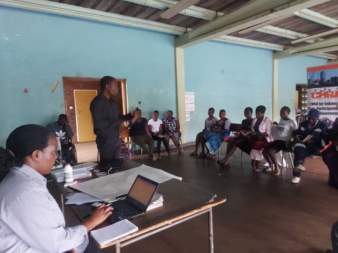 CHRA Harare (@chraharare) on Twitter photo <a href="/ChraHarare/">CHRA Harare</a> is in Dzivarasekwa at Dzivarasekwa Community Centre 2 Hall, conducting the first Digital and Social Accountability training. <a href="/ChraHarare/">CHRA Harare</a> is in Dzivarasekwa at Dzivarasekwa Community Centre 2 Hall, conducting the first Digital and Social Accountability training.