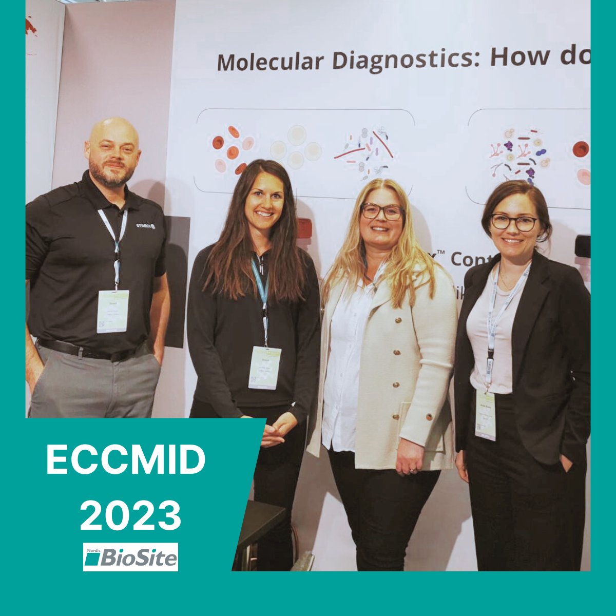 NordicBioSite's tweet image. We have spent an incredible couple of days at ECCMID in Copenhagen and had the occasion to meet with our supplier Streck yesterday! Many thanks to all for reaching out and meeting with us! We are grateful for our partnerships and collaborations. 👏

#ECCMID #ByYourSide #Streck