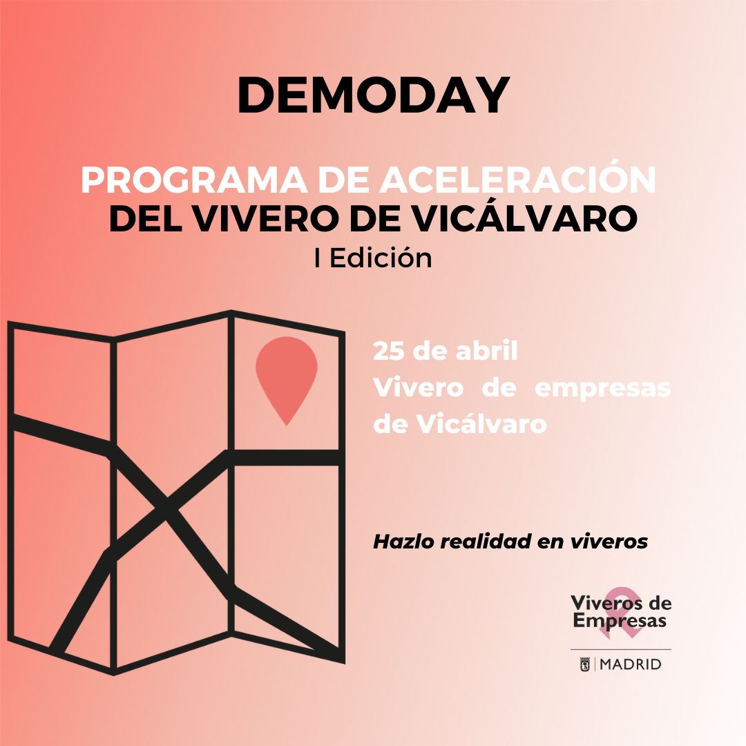 AngelNinoQ's tweet photo. Los Viveros de @MadridEmprende continúan impulsando proyectos a través de sus Programas de Aceleración.
👉 El martes 25 y el miércoles 26 de abril te esperamos en el @ViveroVicalvaro en 2 Demodays donde conocer el talento de nuestros emprendedores.
📲 https://t.co/oZylevZQeC https://t.co/BldWkAIriZ