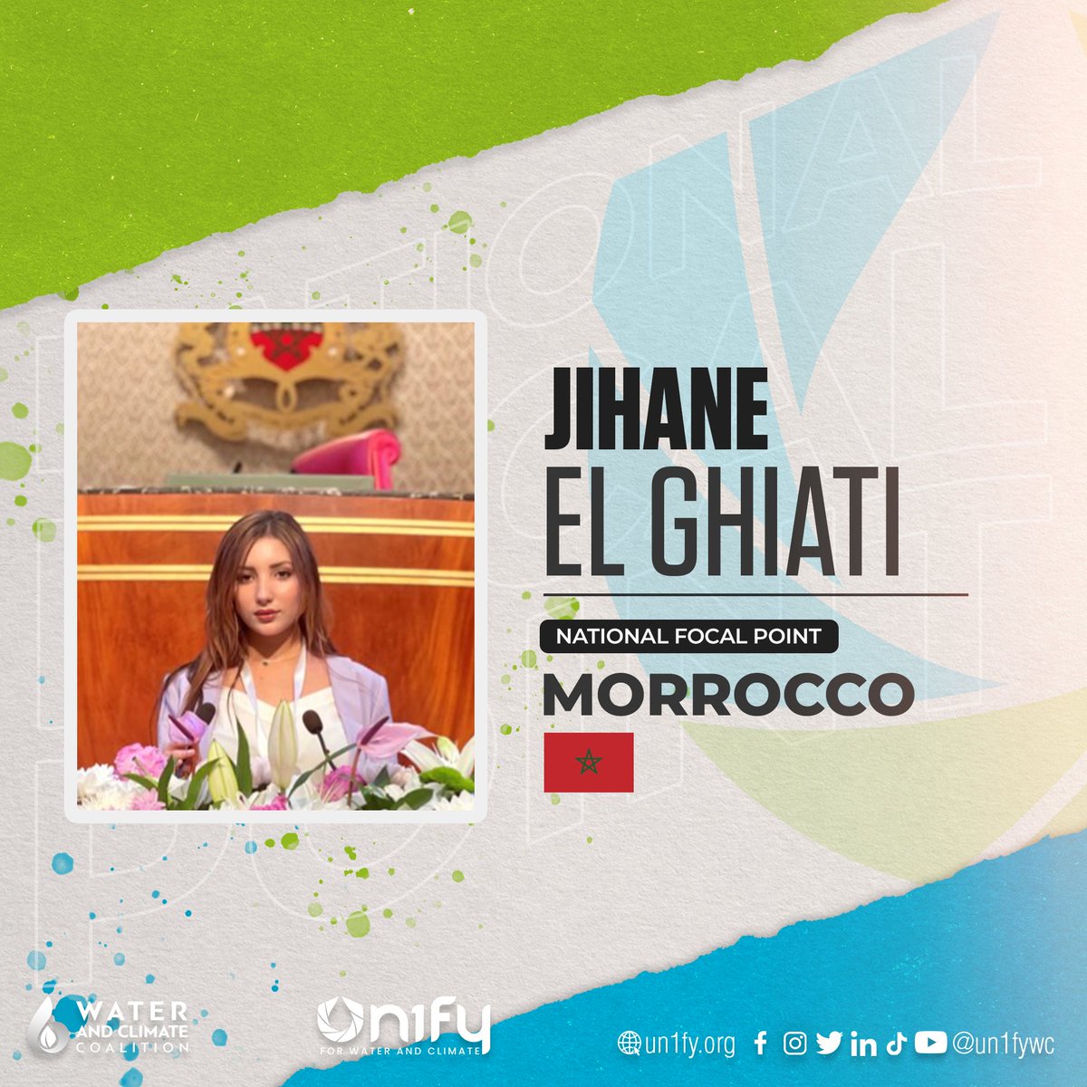 UN1FY (@un1fywc) on Twitter photo Introducing our National Focal Points for Morocco, Oumnia Anfer and Jihane El Ghiati.
Are you from Morocco and willing to advocate for water and climate? You can reach them via email at morocco@un1fy.org
#un2023waterconference #wateraction #youthadvocates #un1fy #un1fywc Introducing our National Focal Points for Morocco, Oumnia Anfer and Jihane El Ghiati.
Are you from Morocco and willing to advocate for water and climate? You can reach them via email at morocco@un1fy.org
#un2023waterconference #wateraction #youthadvocates #un1fy #un1fywc