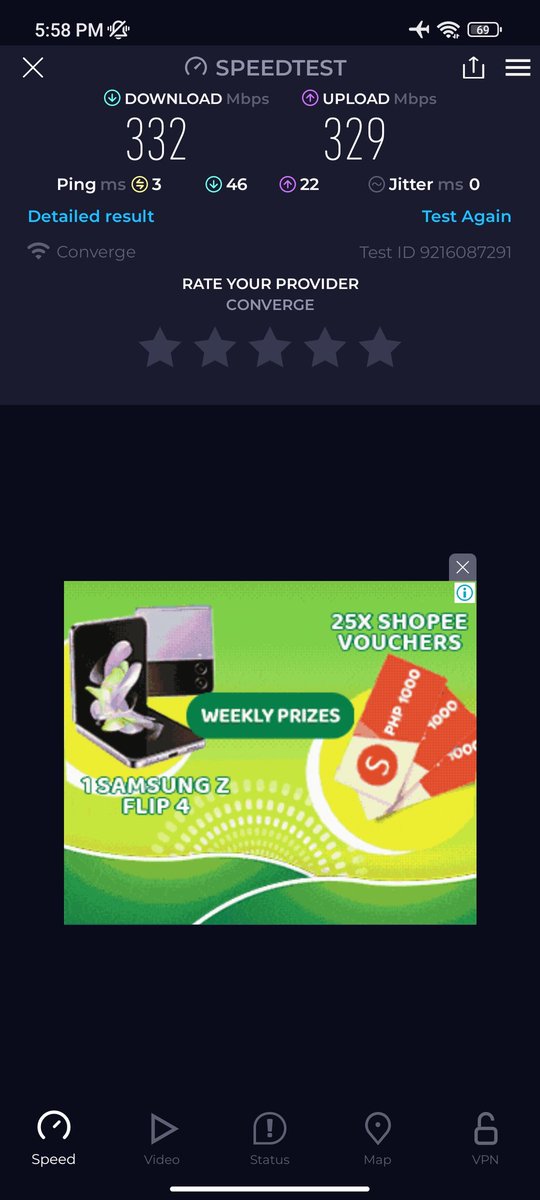 Second speed test! Sawakas! ☺️