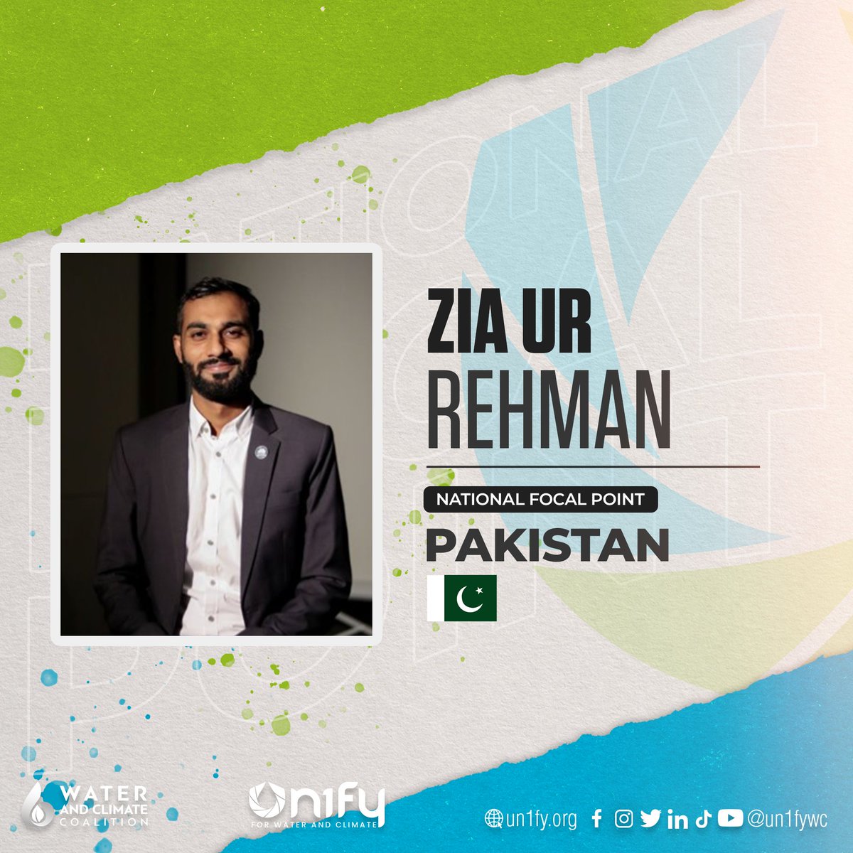 un1fywc's tweet image. Introducing our National Focal Points for Pakistan, Zia Ur Rehman and Maryam Eqan.

Are you from Pakistan and willing to advocate for water and climate? You can reach them via email at pakistan@un1fy.org

#un2023waterconference #WaterAction  #youthadvocates #un1fy #un1fywc