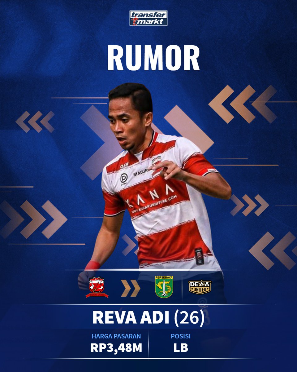 TMidn_news's tweet image. Kemana sebaiknya sang full-back lanjutkan karir menurutmu? 🤔

_______________
#rumor #transfer #revaadi #maduraunited #persebaya #dewaunitedfc