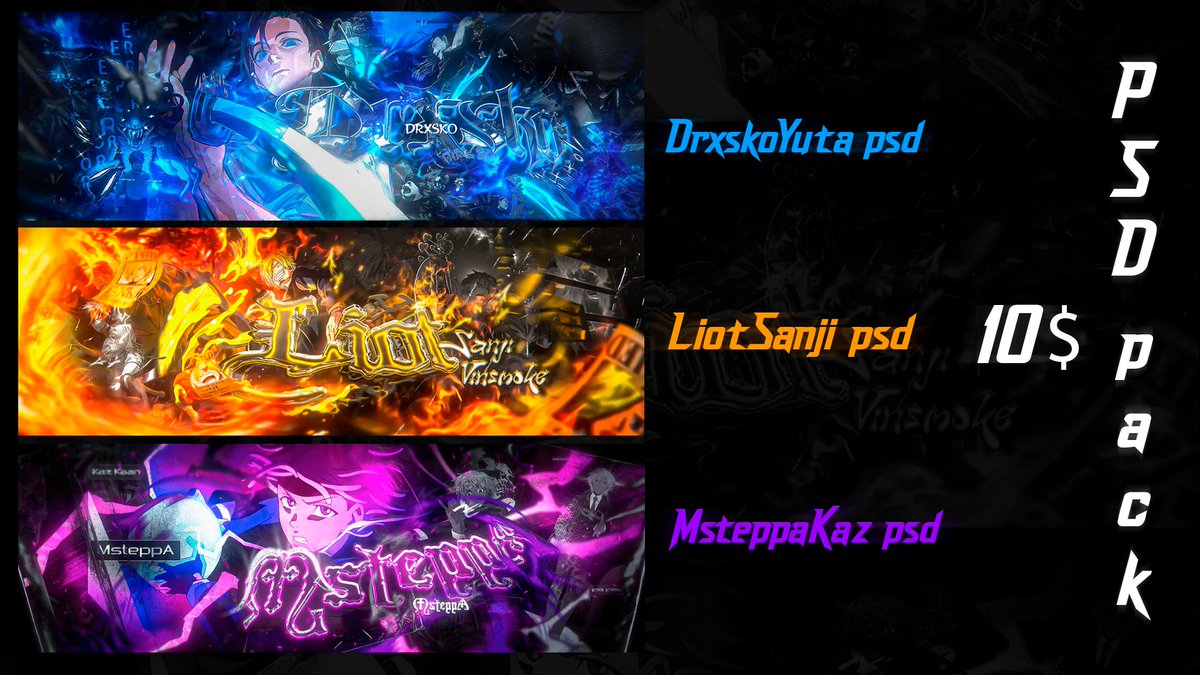 zharrr_berkut's tweet photo. PSD pack by me 🌀👾

Dm me for purchase 🔥👀

Free copy every 10 rts ⚡ https://t.co/GQmL279Uzm