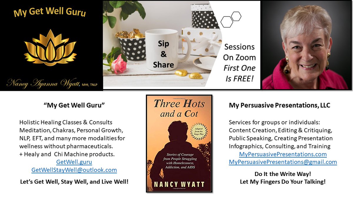 NancyKnowsLife's tweet image. Author/Write &amp;amp; Edit Service. 3 Hots = TRUE stories: must-read 4 Sociology/Psych/Drama Classes, Book Clubs, 1st Responders, Medical Personnel, Civic Groups &amp;amp; Non-Profits on Housing, Homelessness, Hunger, Addiction, AIDS, &amp;amp; Sex Trafficking.amazon.com/Three-Hots-Cot…… #DoItTheWriteWay